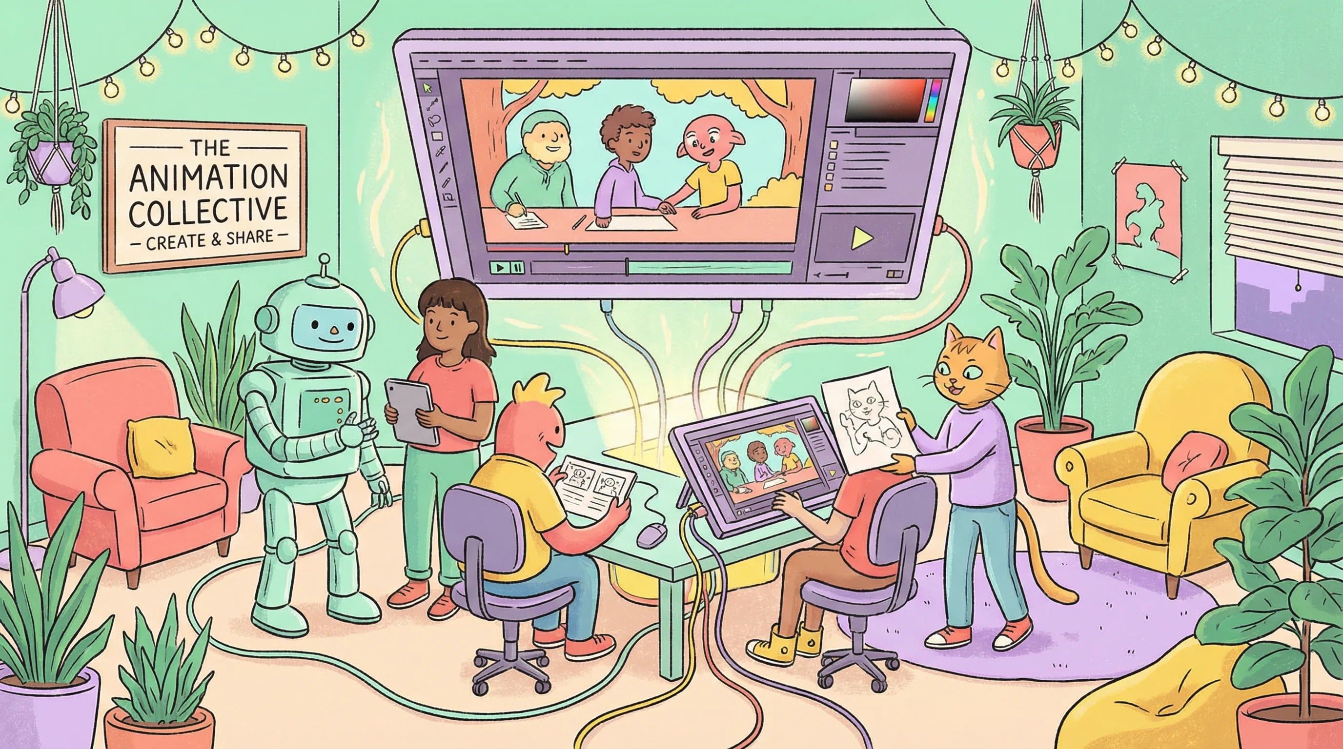 3d同人 | 3d高品质影视同人社区 | 传媒内容创作与分享平台动画师社区 - 动画创作者在线协作交流场景